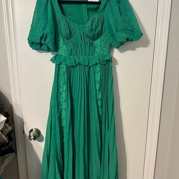 ASOS Emerald Dress New without tags - Picture 2 of 4